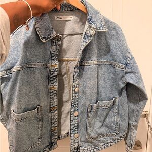 Zara Classic Blue Denim Jacket